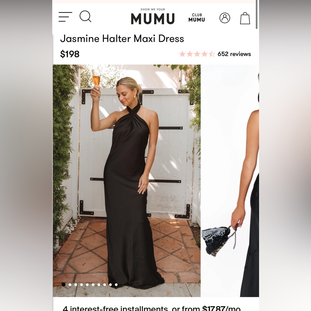Show Me Your MuMu Jasmine Halter Maxi Dress ( Bridesmaid’s Dress )